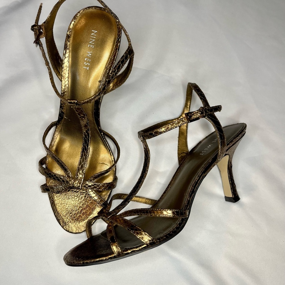 Nine West Metallic Heels